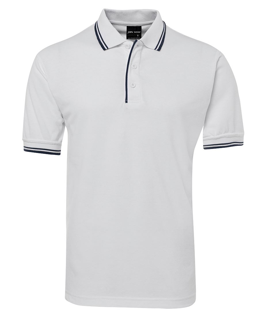 JB's CONTRAST POLO BLACK/RED - 3XS - Image 15