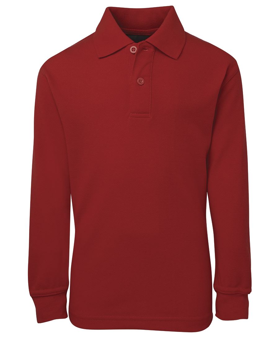 JB's KIDS L/S 210 POLO RED-04 - Image 3