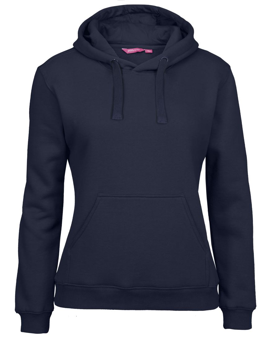 JB's LADIES FLEECY HOODIE BLACK - 06 - Image 2