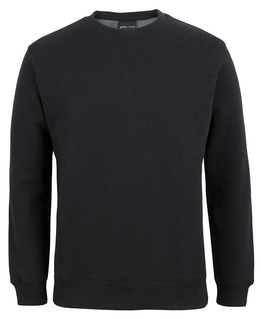 JB's FLEECY SWEAT BLACK MARLE - 2XS - Image 3