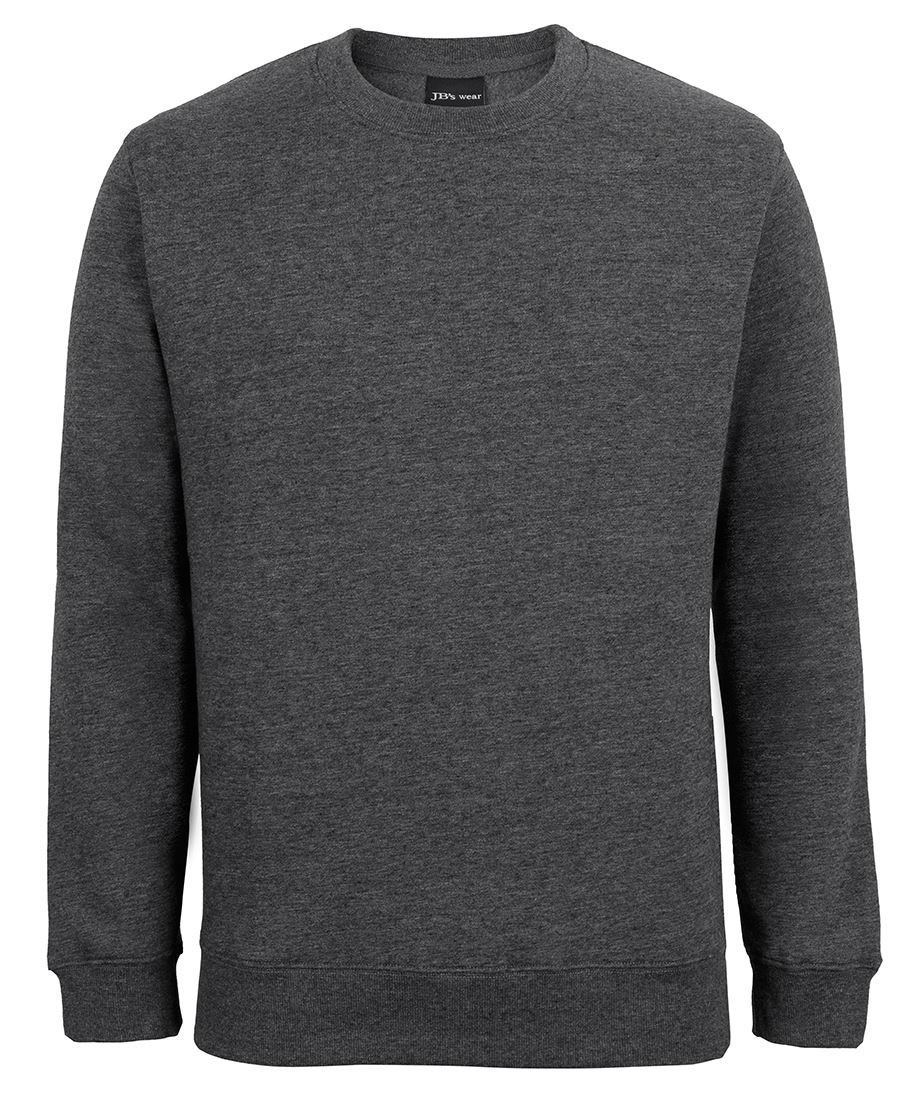 JB's FLEECY SWEAT BLACK MARLE - 2XS - Image 6
