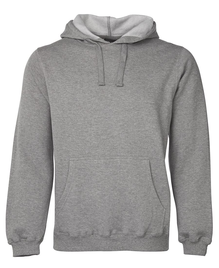 JB's P/C POP OVER HOODIE BLACK MARLE-2XS