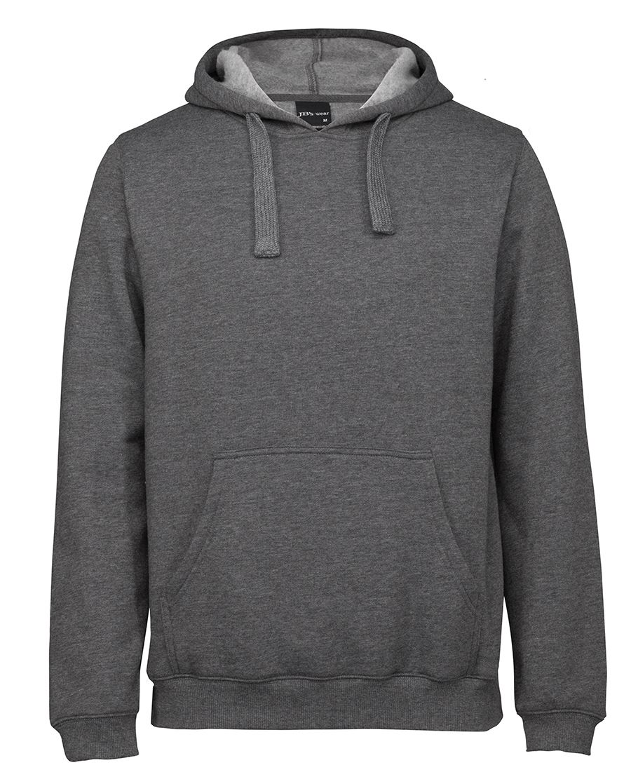 JB's P/C POP OVER HOODIE BLACK MARLE-2XS - Image 5