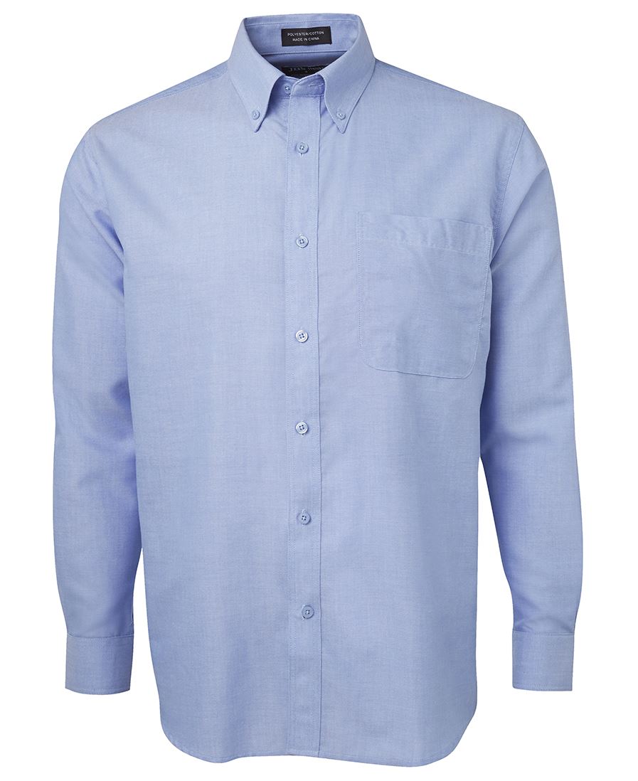 JB's L/S OXFORD SHIRT LT BLUE -S