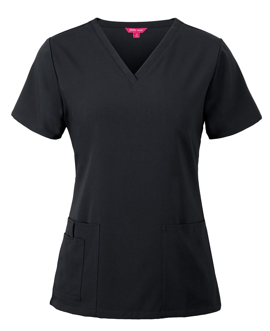 JB's LADIES NU SCRUB TOP INDIGO - 06