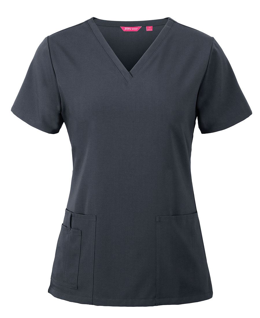JB's LADIES NU SCRUB TOP INDIGO - 06 - Image 2
