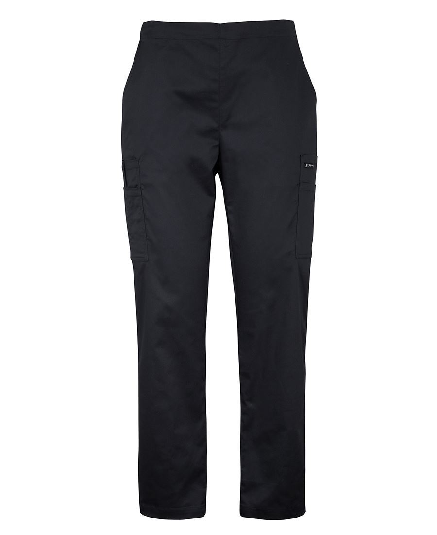 JB's LADIES PREMIUM SCRUB CARGO PANT BLACK - 06