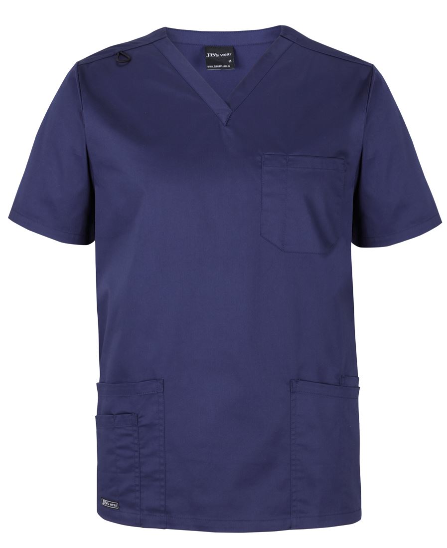 JB's UNISEX PREMIUM SCRUBS TOP BLACK - 3XS - Image 3