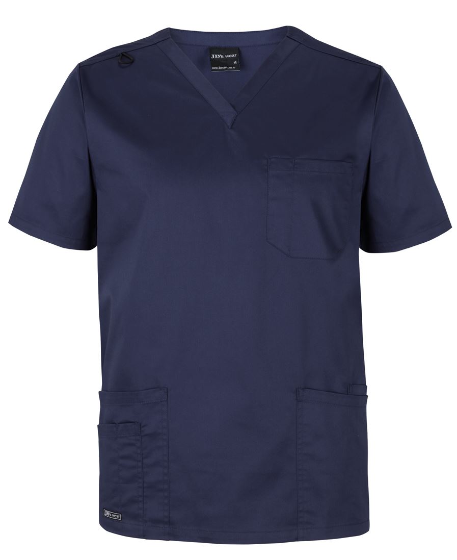 JB's UNISEX PREMIUM SCRUBS TOP BLACK - 3XS - Image 4