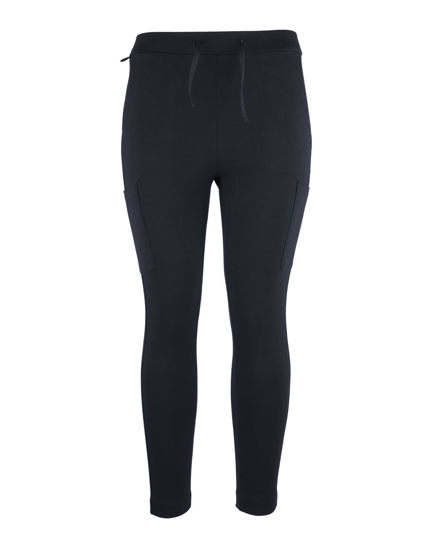 JB's LADIES STRETCH POCKET PONTE PANT BLACK - 06