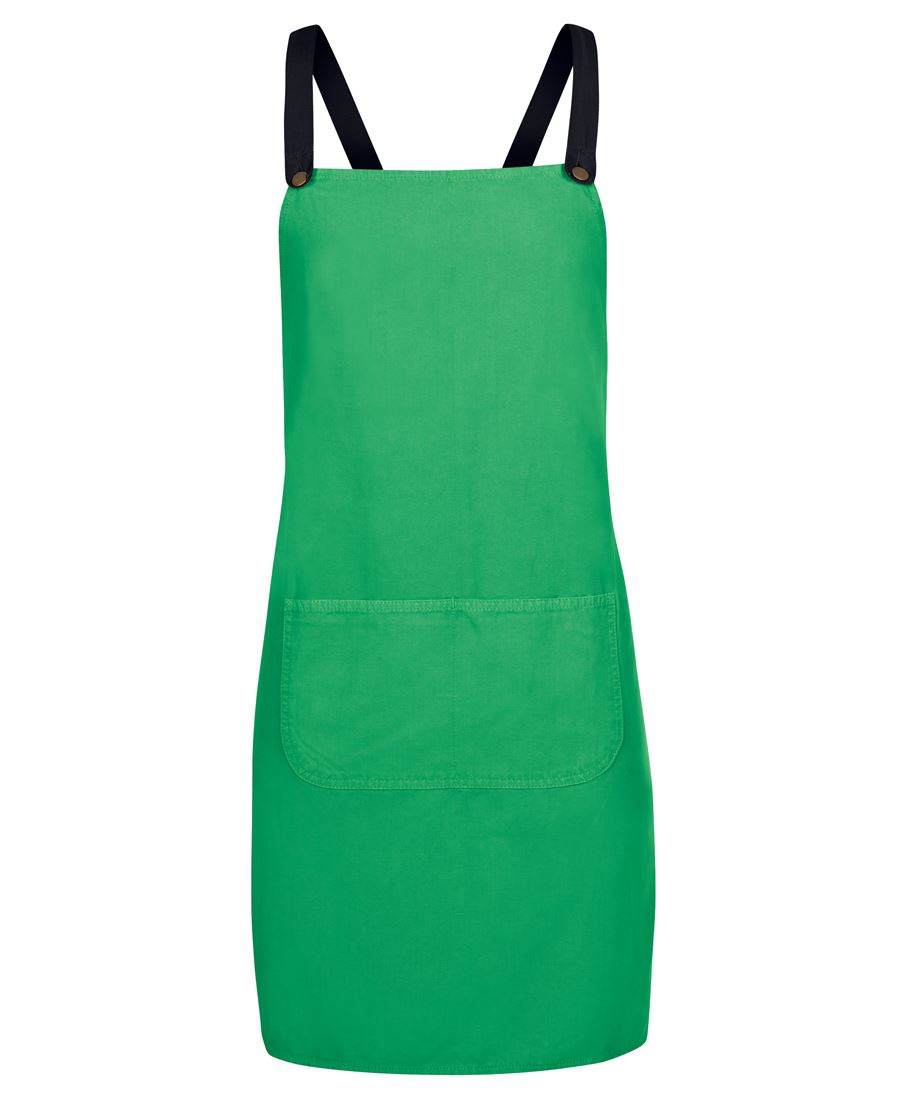 JB's CROSS BACK CANVAS APRON (WITHOUT STRAP) BLACK - Image 5