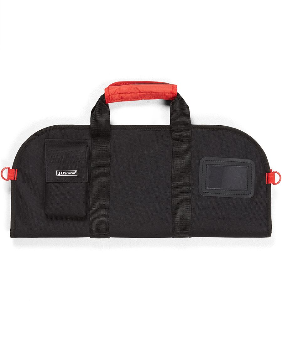 JB's CHEF'S KNIFE BAG BLACK/RED - S