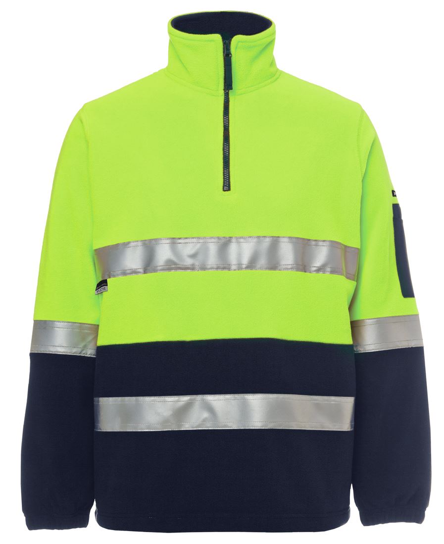 JB's HV (D+N) 1/2 ZIP POLAR LIME/NAVY - 2XS