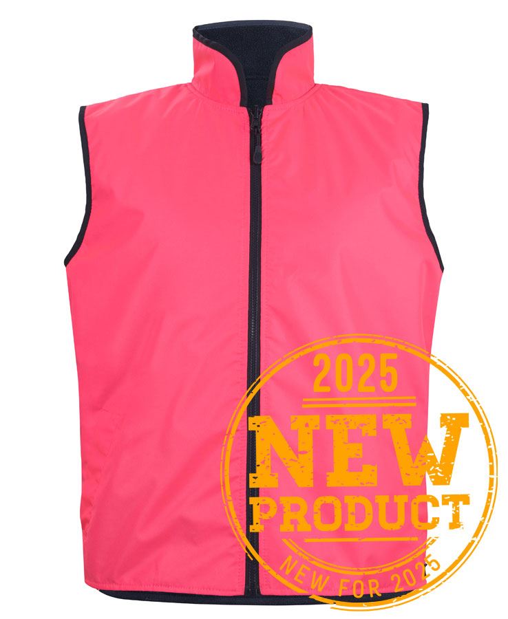 JB's HV 4602.1 REVERSIBLE VEST LIME/NAVY-2XS - Image 3