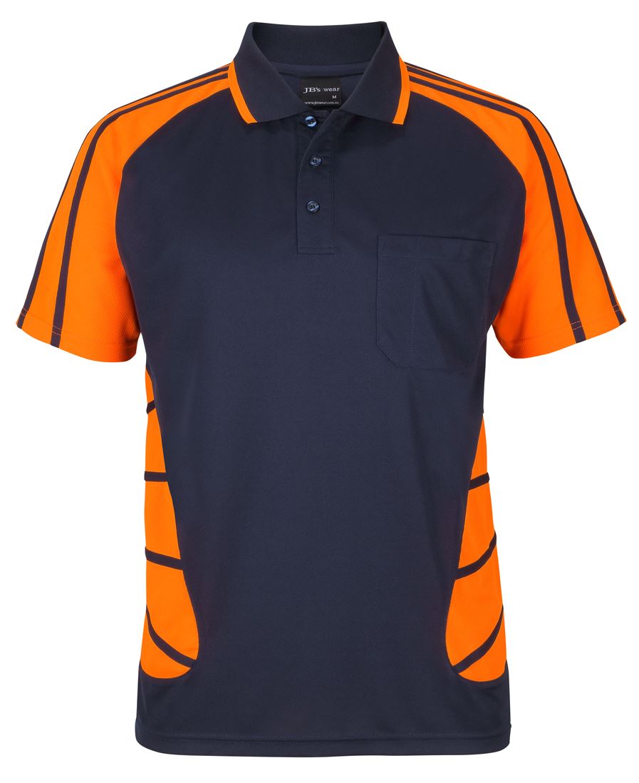 JB's STREET SPIDER POLO BLACK/LIME - 2XS - Image 4