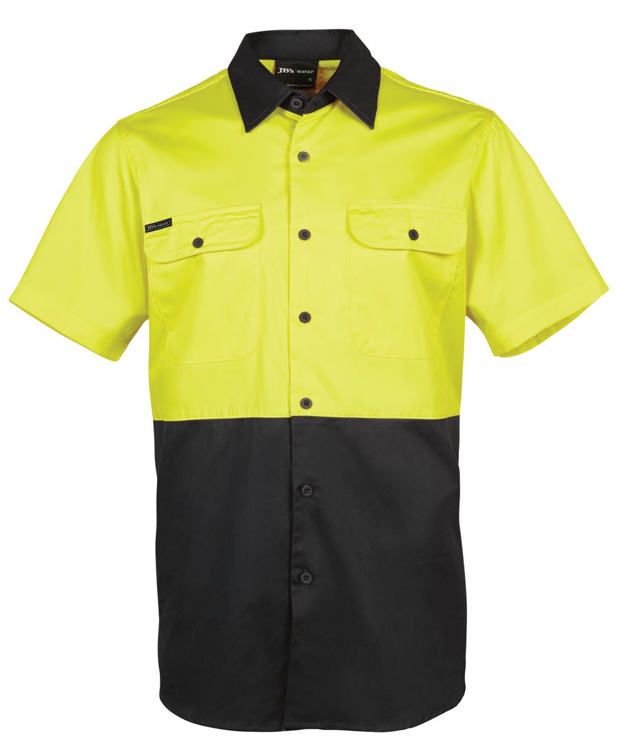JB's HV S/S 150G SHIRT ORANGE/BLACK-2XS - Image 3
