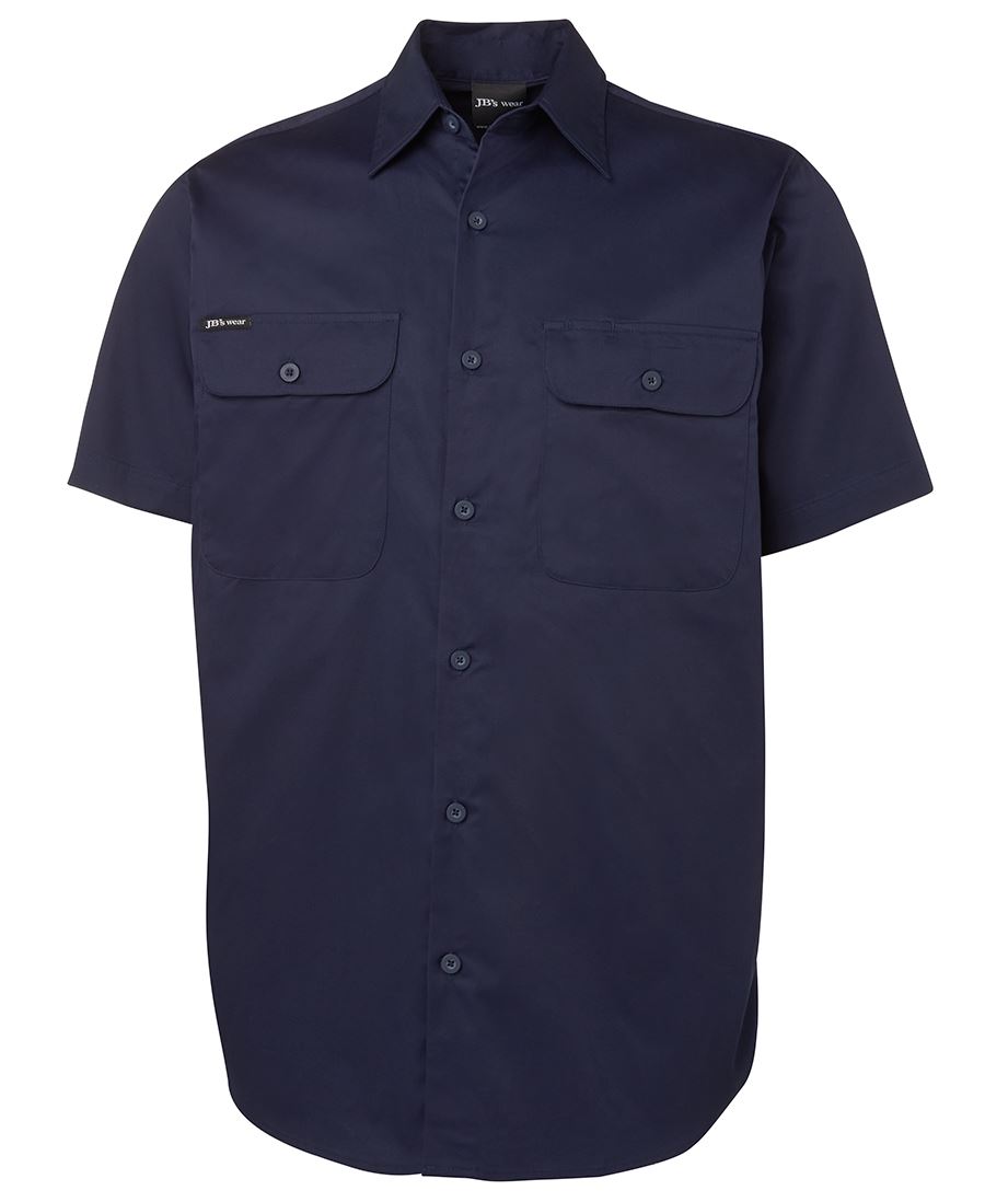 JB's S/S 150G WORK SHIRT NAVY-2XS
