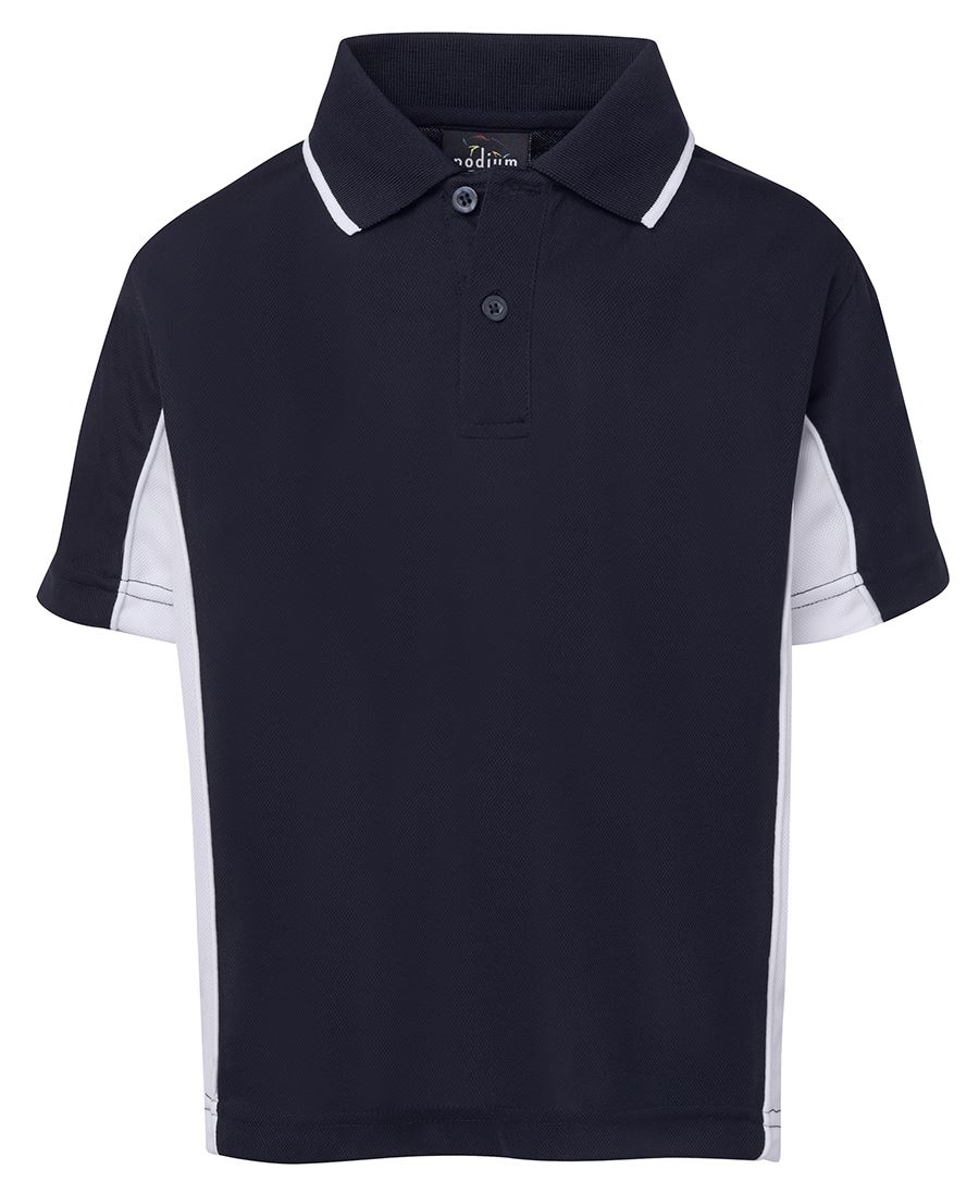 PODIUM KIDS C/TRAST POLO FOREST/GOLD-04 - Image 6