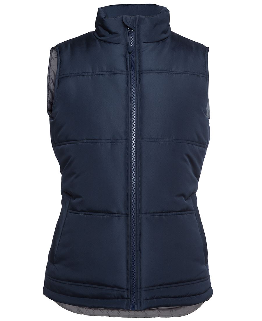 JB's LADIES ADV PUFFER VEST BLACK/GREY - 08 - Image 2