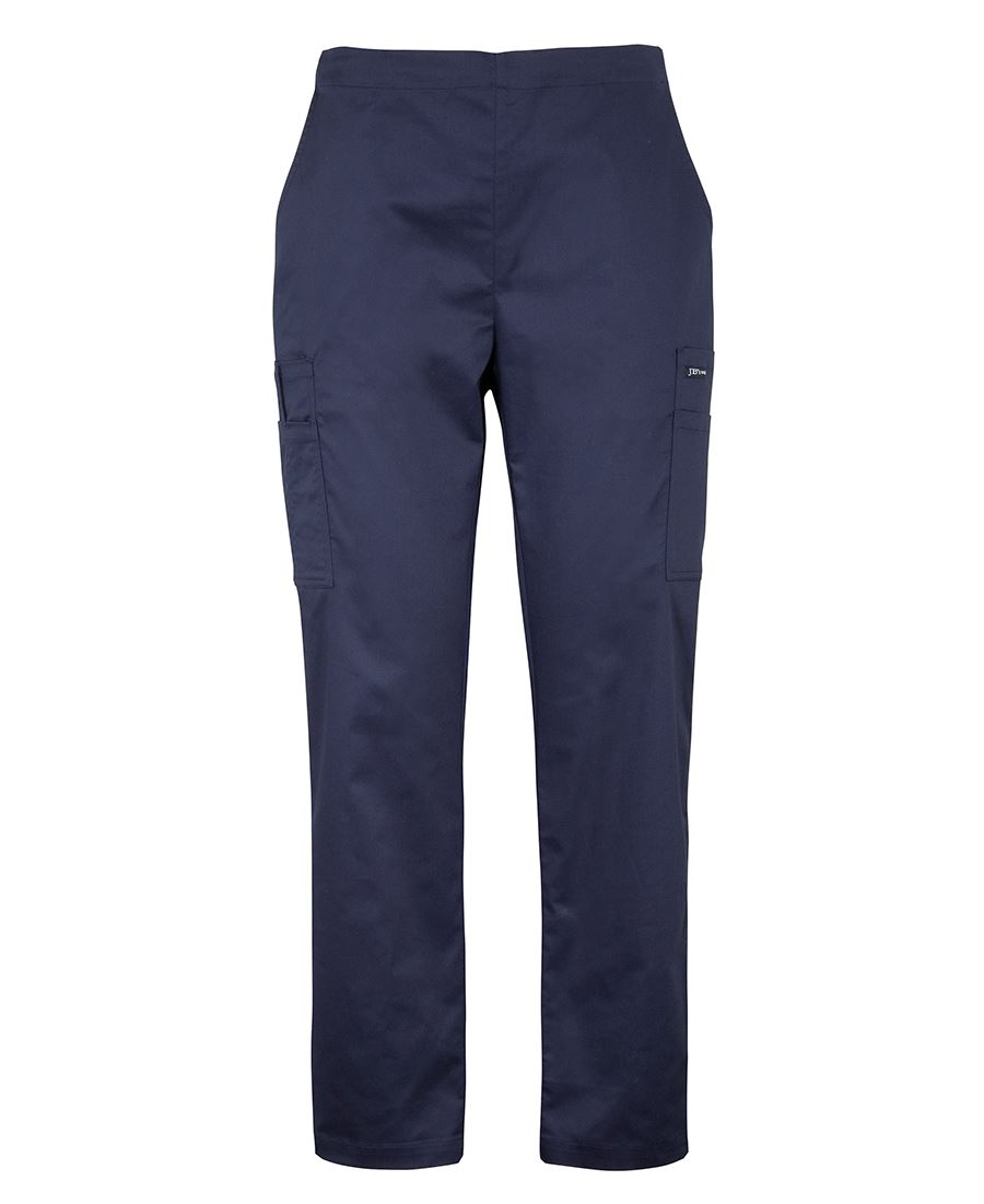 JB's LADIES PREMIUM SCRUB CARGO PANT BLACK - 06 - Image 2