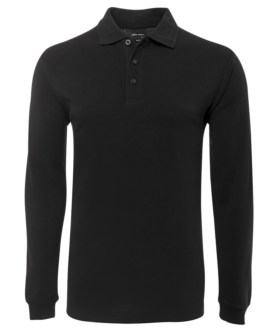 JB's L/S POLO BLACK -S
