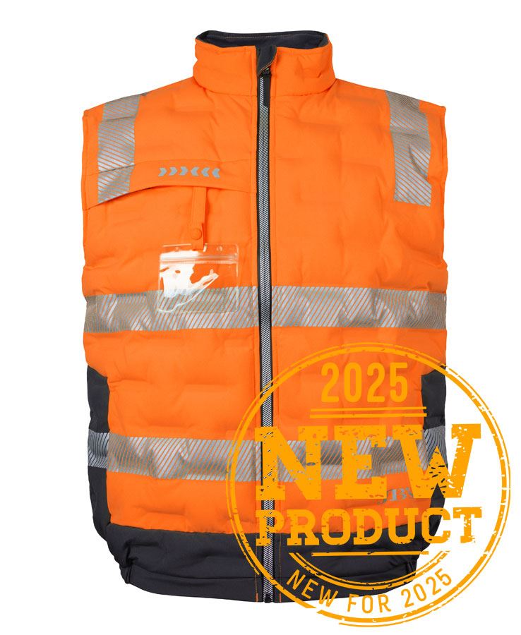 JB's HV (D+N) GRAPHENE PUFFER VEST LIME/CHARCOAL-XS - Image 2